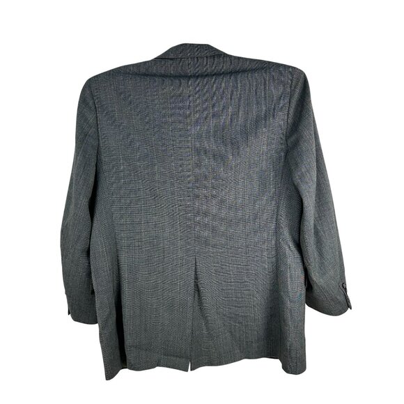 Christian Brooks Mens Gray Suit Jacket Size 46 Tailored In USA - Picture 2 of 5